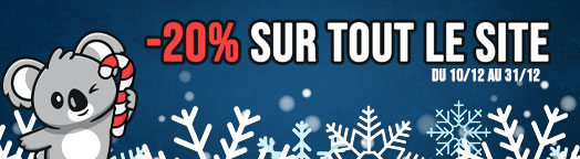 -20% sur tout le site